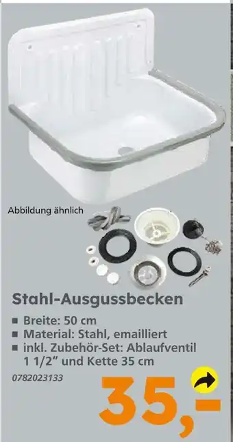 Globus Baumarkt Stahl-ausgussbecken Angebot