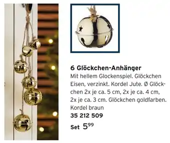 Tchibo 6 glöckchen-anhänger Angebot