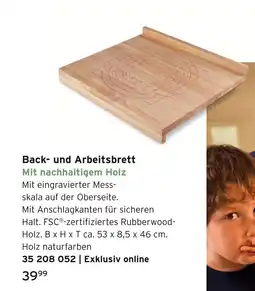 Tchibo Back- und arbeitsbrett Angebot