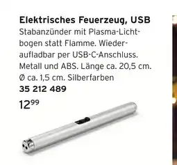 Tchibo Elektrisches feuerzeug, usb Angebot