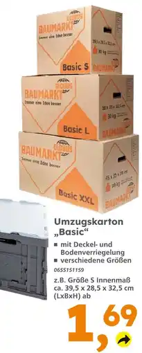 Globus Baumarkt Globus baumarkt umzugskarton basic s Angebot
