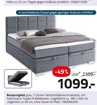 ROLLER Boxspringbett Angebot