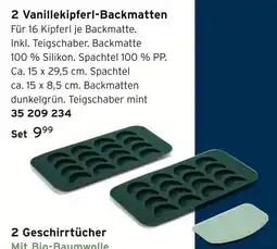 Tchibo 2 vanillekipferl-backmatten Angebot