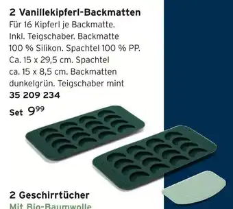 Tchibo 2 vanillekipferl-backmatten Angebot