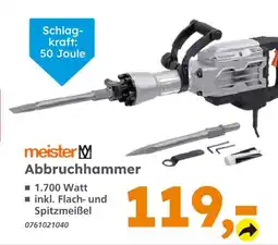 Globus Baumarkt Meister abbruchhammer Angebot