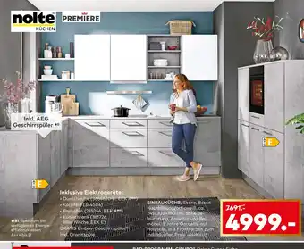 porta Nolte,premiere einbauküche stone beton Angebot