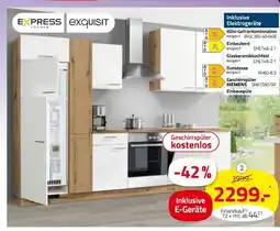 ROLLER Express oder exquisit einbauküche Angebot
