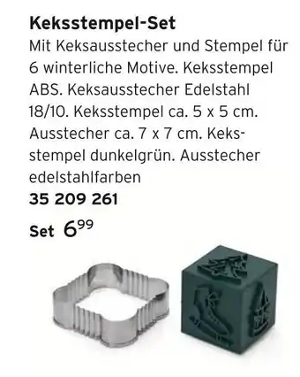Tchibo Keksstempel-set Angebot