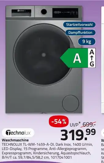 ROLLER Technolux waschmaschine Angebot