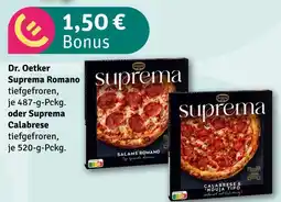 nahkauf Dr. oetker suprema romano oder suprema calabrese Angebot