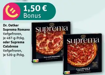 nahkauf Dr. oetker suprema romano oder suprema calabrese Angebot