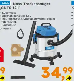 Globus Baumarkt Güde nass-trockensauger gnts 12 l Angebot