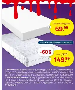 ROLLER Rollmatratze Angebot