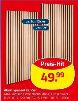 ROLLER Akustikpaneel 2er-set Angebot