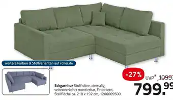 ROLLER Eckgarnitur Angebot