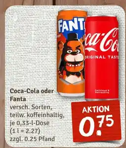 nahkauf Coca-cola oder fanta Angebot