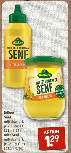 nahkauf Kühne senf mittelscharf Angebot