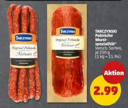 PENNY Tarczynski original polnische wurstspezialität Angebot