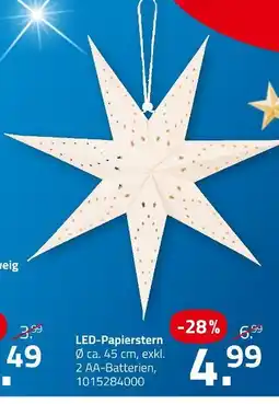 ROLLER Led-papierstern Angebot