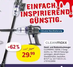 ROLLER Cleanmaxx hand- und bodenstaubsauger Angebot