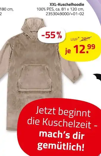 ROLLER Xxl-kuschelhoodie Angebot