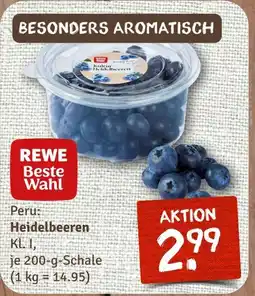 nahkauf Rewe beste wahl heidelbeeren Angebot