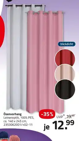 ROLLER Ösenvorhang Angebot