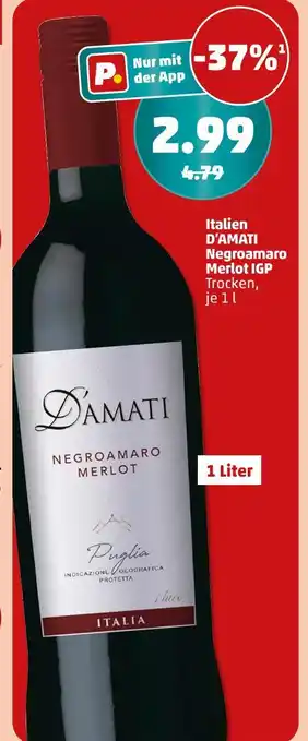 PENNY D'amati negroamaro merlot igp Angebot