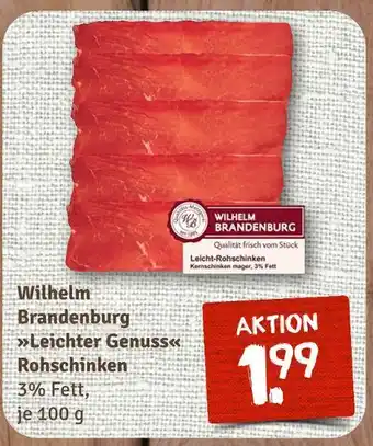 nahkauf Wilhelm brandenburg leichter genuss rohschinken Angebot