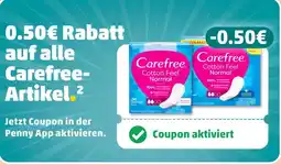 PENNY Carefree 0.50€ rabatt Angebot