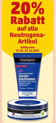 PENNY Neutrogena 20% rabatt Angebot