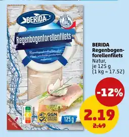 PENNY Berida regenbogenforellenfilets natur Angebot