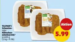PENNY Tillman's schweineschnitzel oder hähnchenschnitzel xxl Angebot