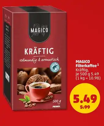 PENNY Magico filterkaffee kräftig Angebot