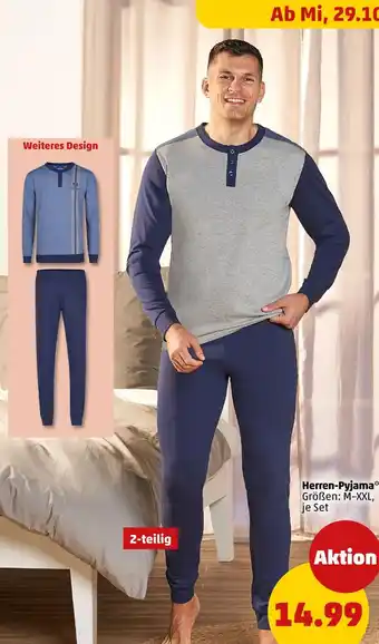PENNY Herren-pyjama Angebot