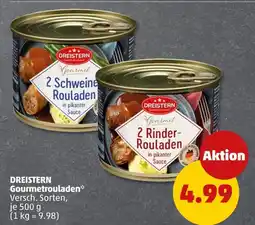 PENNY Dreistern 2 schweine-rouladen in pikanter sauce Angebot