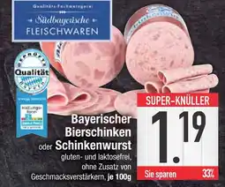 Edeka Stübayerische fleischwaren bayerischer bierschinken Angebot