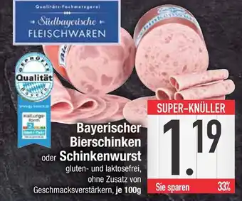 Edeka Stübayerische fleischwaren bayerischer bierschinken Angebot