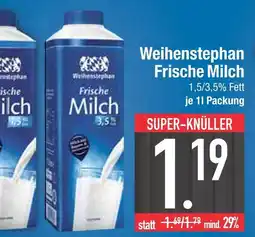 Edeka Weihenstephan frische milch Angebot