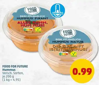 PENNY Food for future hummus pikant Angebot