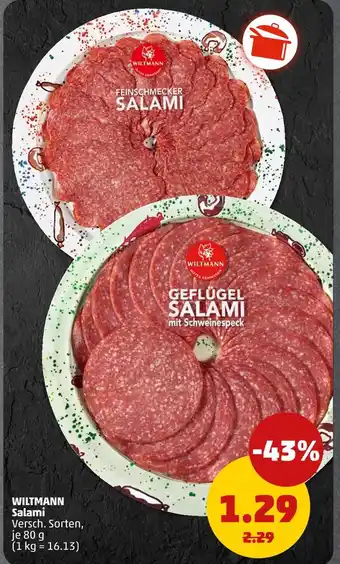 PENNY Wiltmann feinschmecker salami Angebot