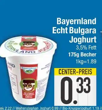 Edeka Bayernland echt bulgara joghurt Angebot