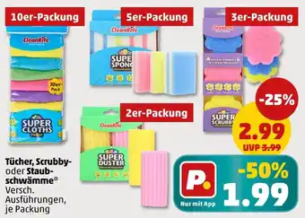 PENNY Cleanrite tücher, scrubby- oder staubschwämme Angebot