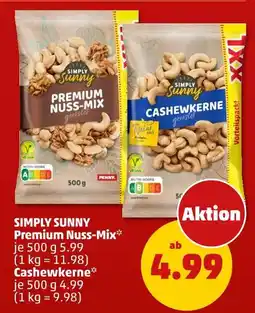 PENNY Simply sunny premium nuss-mix Angebot