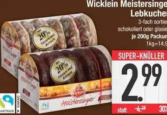 Edeka Wicklein meistersinger lebkuchen Angebot