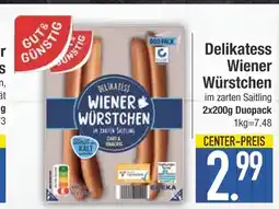 Edeka Gut & günstig delikatess wiener würstchen Angebot