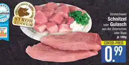 Edeka Strohschwein schnitzel Angebot