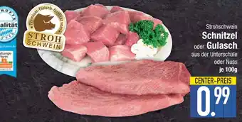 Edeka Strohschwein schnitzel Angebot
