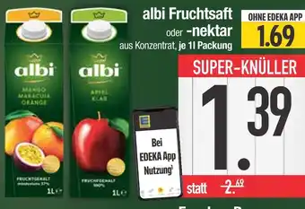 Edeka Albi fruchtsaft mango maracuja orange Angebot