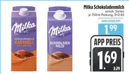 Edeka Milka schokoladenmilch karamell geschmack Angebot